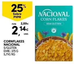 Continente Cornflakes nacional s/glúten promoção