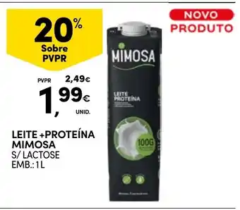 Continente Leite + proteína mimosa s/ lactose promoção