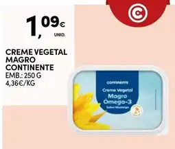 Continente Creme vegetal magro continente promoção