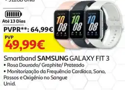 Auchan smartband samsung galaxy fit 3 promoção
