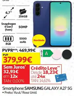 Auchan Smartphone samsung galaxy a27 5g promoção