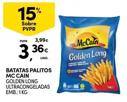 Continente batatas palitos mc cain golden long promoção