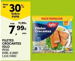 Continente filetes crocantes iglo promoção