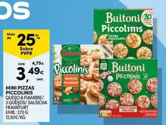 Continente Mini pizzas piccolinis promoção