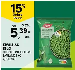 Continente Ervilhas iglo ultracongeladas promoção