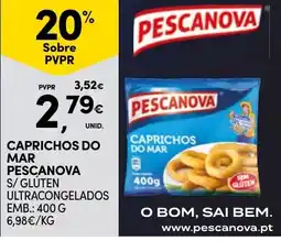 Continente Caprichos do mar pescanova promoção