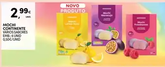 Continente Mochi continente vários sabores promoção
