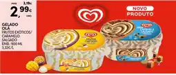 Continente Gelado ola frutos exóticos/ caramelo salgado promoção