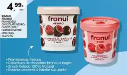Continente Franui framboesa chocolate negro promoção