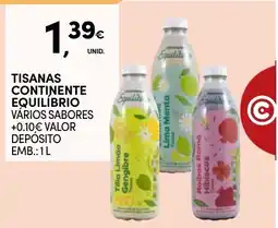 Continente Tisanas continente equilíbrio vários sabores promoção