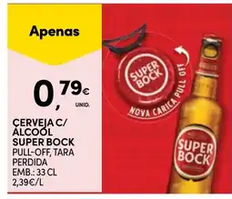 Continente Cerveja c/ álcool super bock promoção