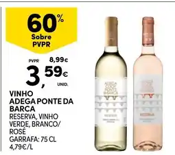 Continente vinho adega ponte da barca promoção