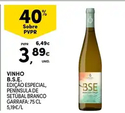 Continente Vinho b.s.e. edição especial, península de setúbal branco promoção
