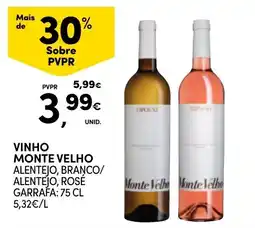 Continente Vinho Monte Velho promoção