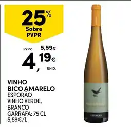 Continente vinho bico amarelo promoção