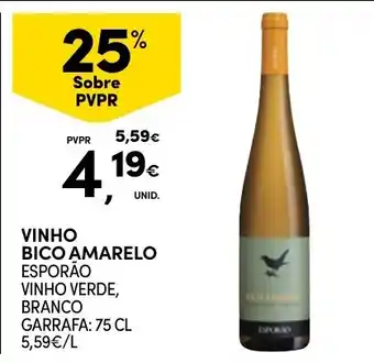 Continente vinho bico amarelo promoção