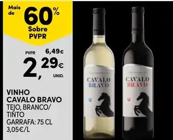 Continente vinho cavalo bravo promoção