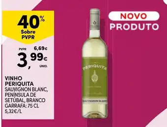 Continente vinho periquita sauvignon blanc, península de setúbal, branco promoção