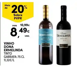 Continente vinho dona ermelinda tinto promoção