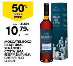 Continente MoscateL Roxo de Setubal Venâncio Costa Lima promoção
