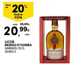 Continente Licor beirão d'honra promoção