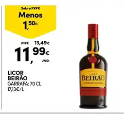 Continente Licor beirão promoção