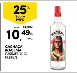 Continente Cachaça Iracema promoção