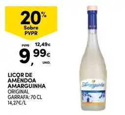 Continente Licor de amêndoa amarguinha original promoção