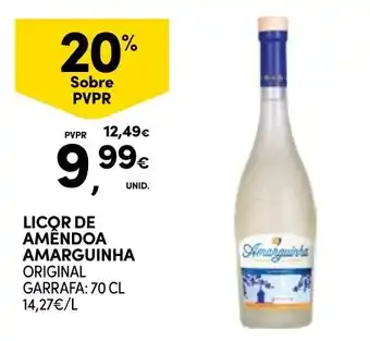 Continente Licor de amêndoa amarguinha original promoção