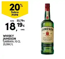 Continente Whisky Jameson promoção