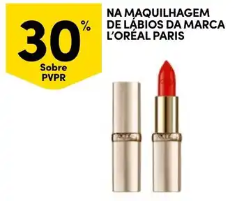 Continente maquilhagem de lábios da marca l'oreal paris promoção