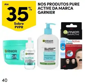 Continente nos produtos pure active da marca garnier promoção