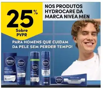 Continente produtos hydrocare da marca nivea men promoção