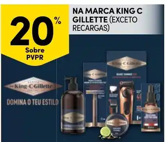 Continente King C Gillette promoção