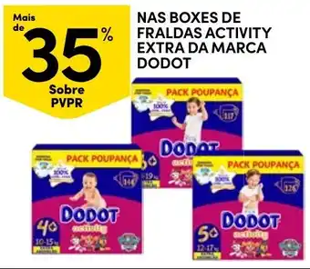 Continente Fraldas activity da marca dodot promoção
