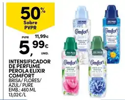 Continente Intensificador de perfume perola elixir comfort promoção