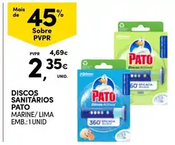 Continente discos sanitários pato marine/lima promoção