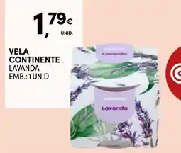Continente Vela continente lavanda promoção