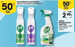 Continente Spray desinfetante sanytol multiusos/ limão promoção