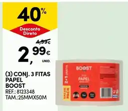 Continente Fita papel boost promoção