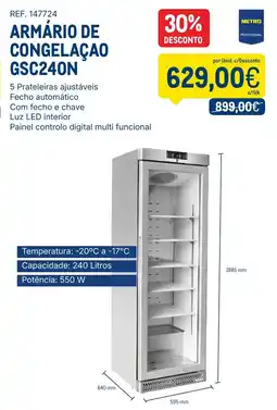 Makro Armário de congelação gsc240n promoção