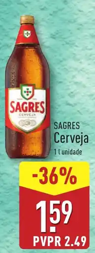 ALDI Sagres Cerveja promoção