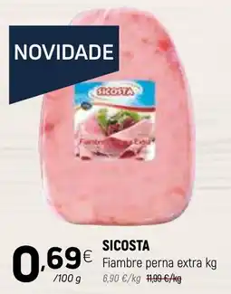 Coviran Sicosta fiambre perna extra promoção