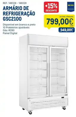 Makro armário de refrigeração gsc2100 promoção