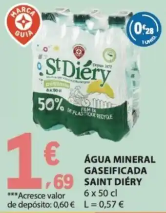 Água mineral gaseificada saint diéry