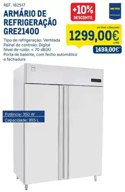 Makro armário de refrigeração gre21400 promoção