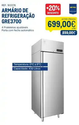 Makro armário de refrigeração gre3700 promoção