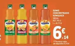 E.Leclerc Sunquick sumo concentrado promoção