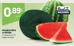 Coviran melancia preta ou riscada promoção