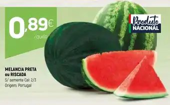 Coviran melancia preta ou riscada promoção